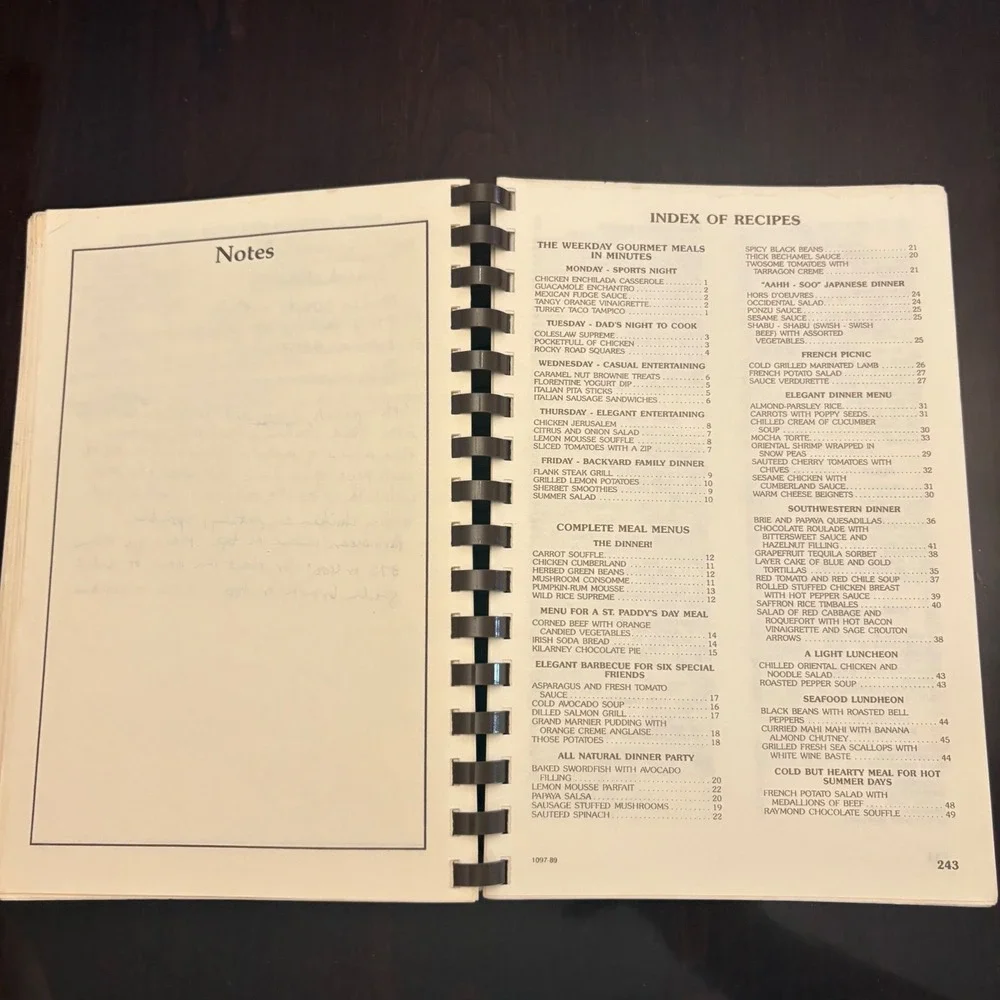 Cultural Heritage Cookbook 1989 Crescenta Valley California Community Recipes CV